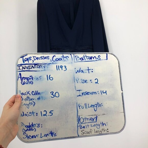 WYLDR Navy Hope So Romper diamond cutout long bell sleeves size small - Picture 15 of 16